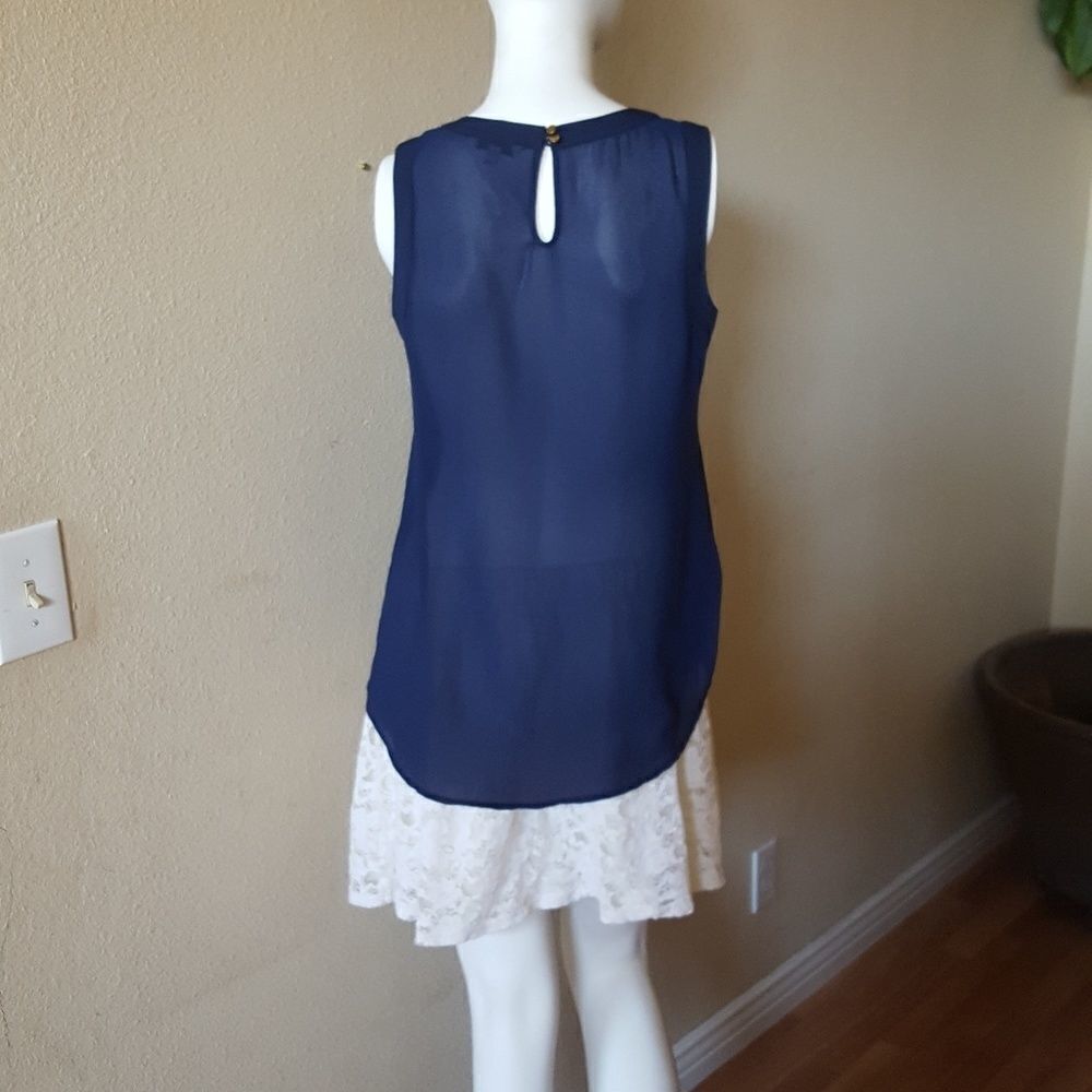 Naked Zebra Cutout Tank Size Small - Picture 3 of 8